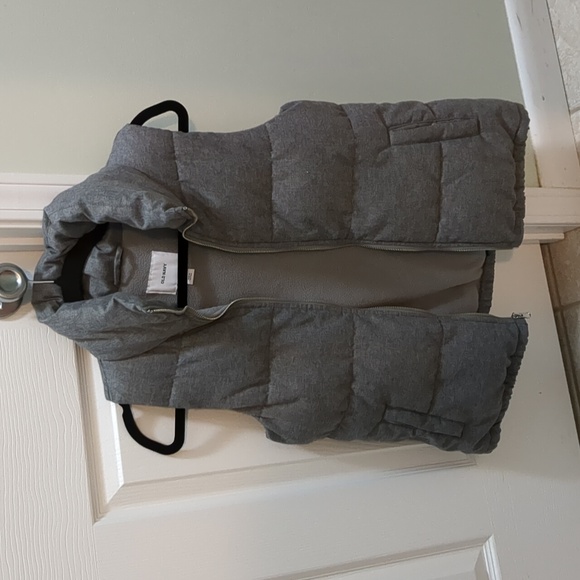 Old Navy Grey Puffer Vest XS - Picture 2 of 5